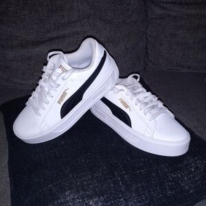 A brand new pair of Puma sneakers